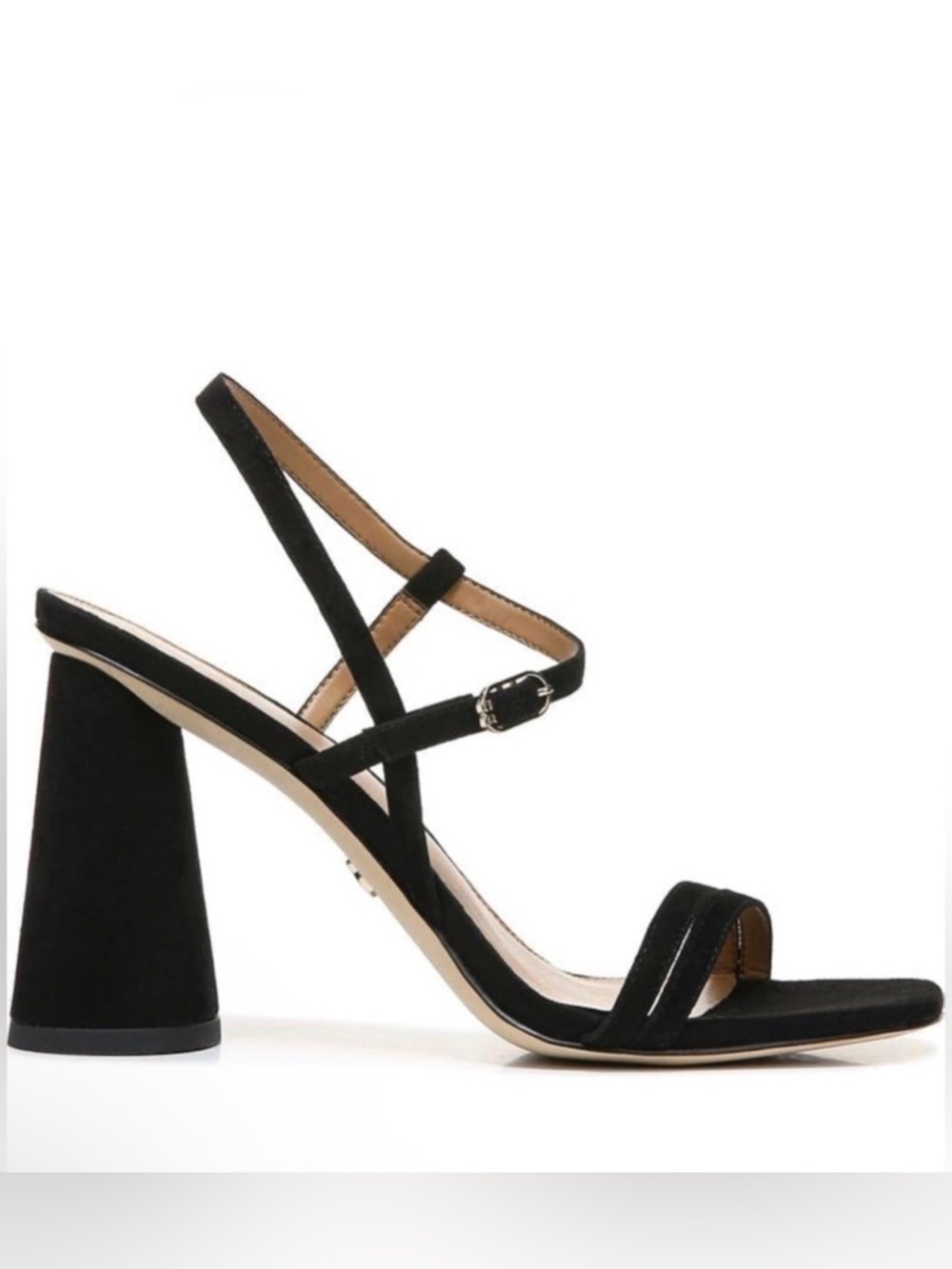Sam Edelman Black Strappy Block Heel Sandals - Picture 4 of 15